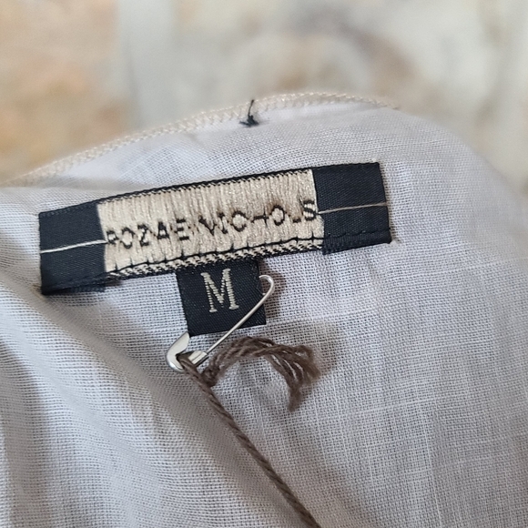 NWT Rozae Nichols M MEDIUM Metallic Button Mini Dress - Picture 8 of 10